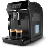Máy pha cà phê Philips EP2220/10 màu đen, vòi đánh sữa và hai ly espresso
